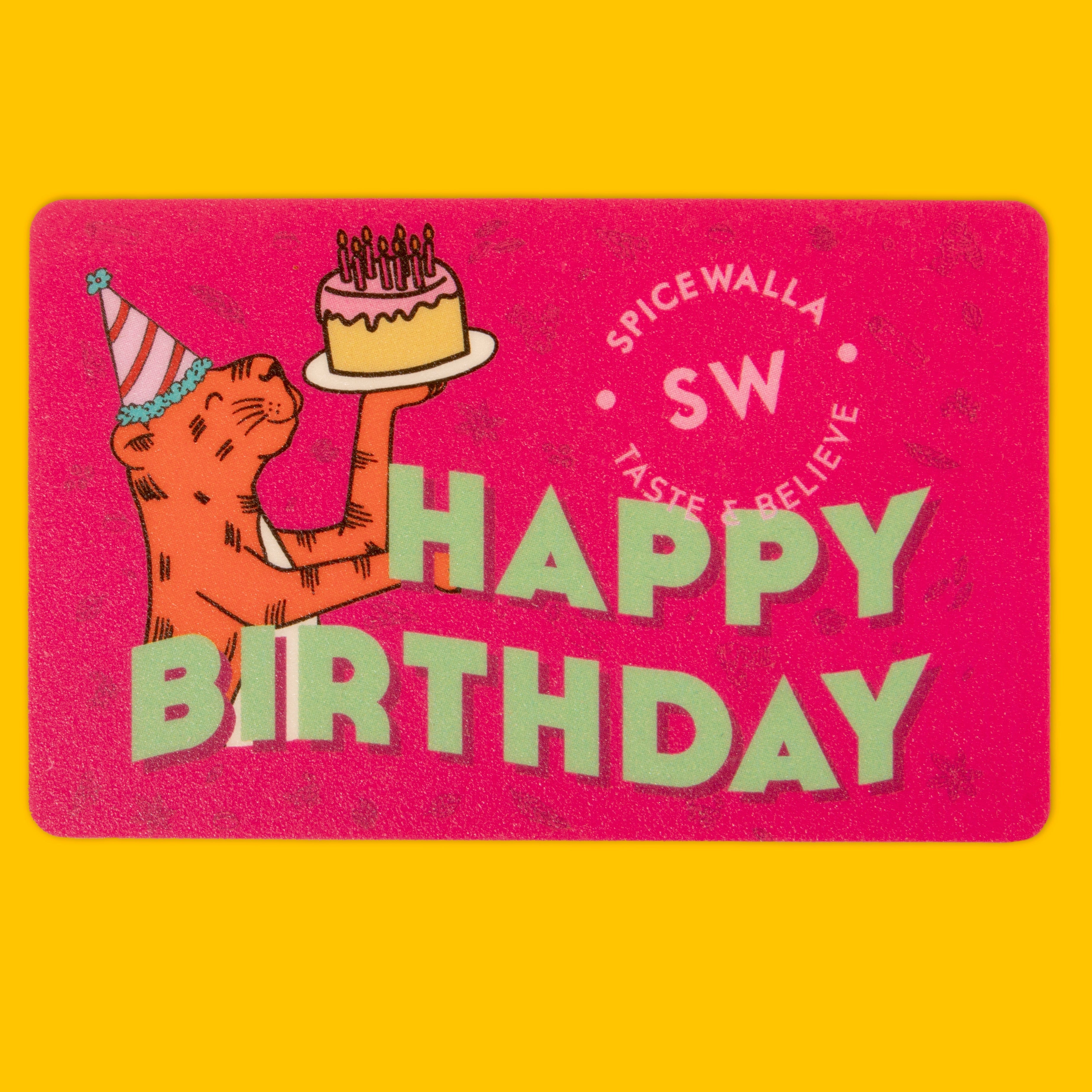 Happy Birthday Gift Card - Physical X7